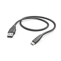 Kaabel Hama USB A - USB C, 1,5m, must