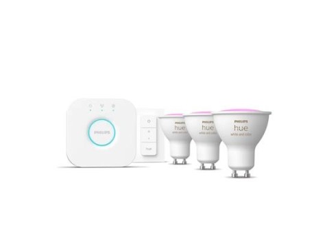 Philips Hue Starter Kit Colored 4.3W GU10 3pcs sw
