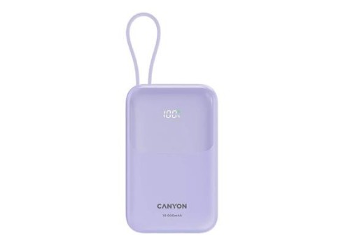 Power bank Canyon 10000mAh 22,5W, Purple