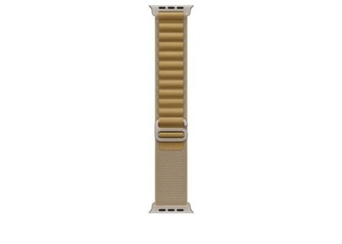 49mm Tan AlpineLoop -Medium - Natural Titanium Finish