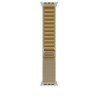 49mm Tan AlpineLoop -Medium - Natural Titanium Finish