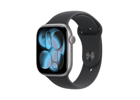 Apple Watch 11GPS46mmSpace Grey Alu, Black Sport Band, M-L
