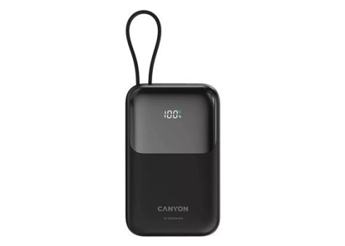 Power bank Canyon 10000mAh 22,5W, Black