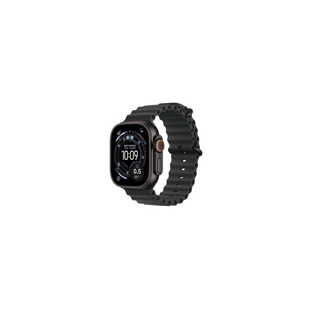 Apple Watch Ultra 35G49Black Ti, Black Ocean Band