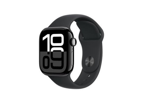 Watch 10 GPS 42mm Jet Black Alu + Black Sport Band - S-M