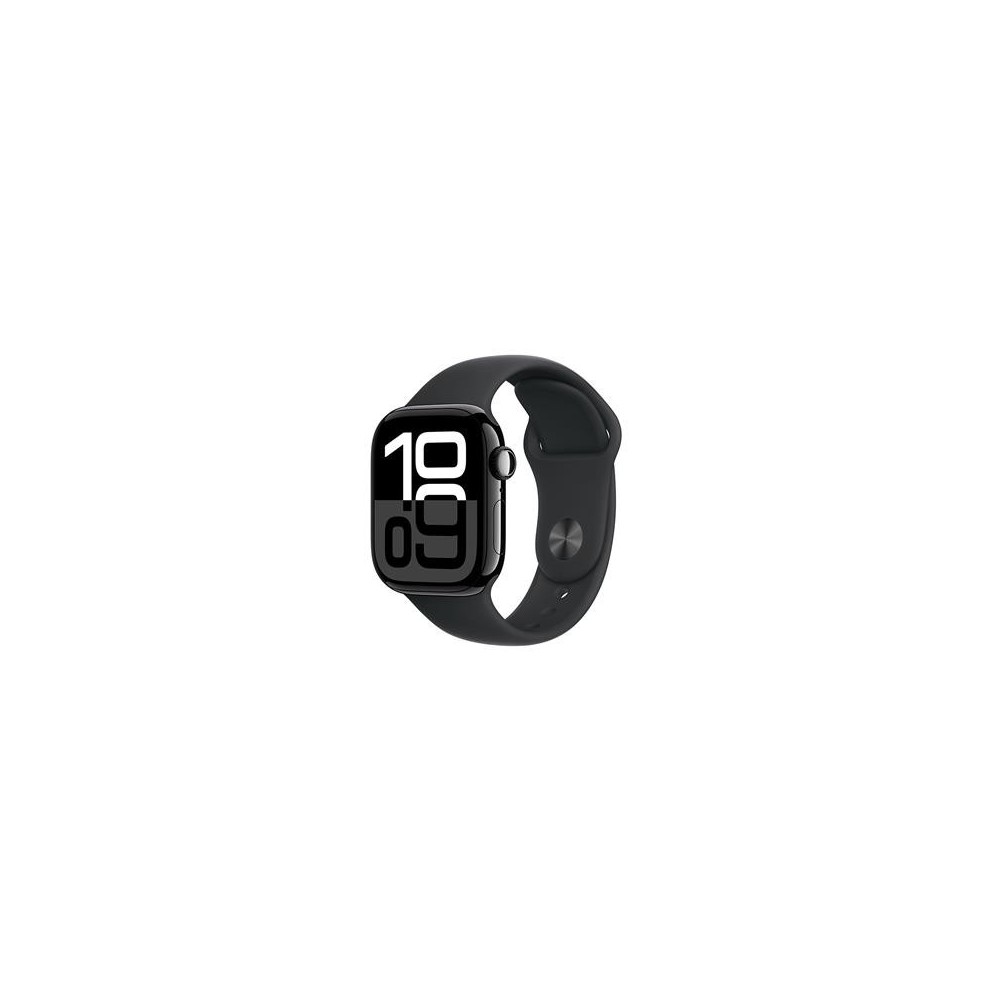 Watch 10 GPS 42mm Jet Black Alu + Black Sport Band - S-M