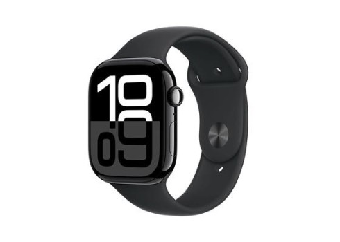 Watch 10 GPS 46mm Jet Black Alu + Black Sport Band - M-L