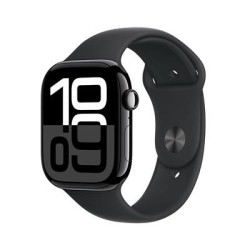 Watch 10 GPS 46mm Jet Black Alu + Black Sport Band - M-L