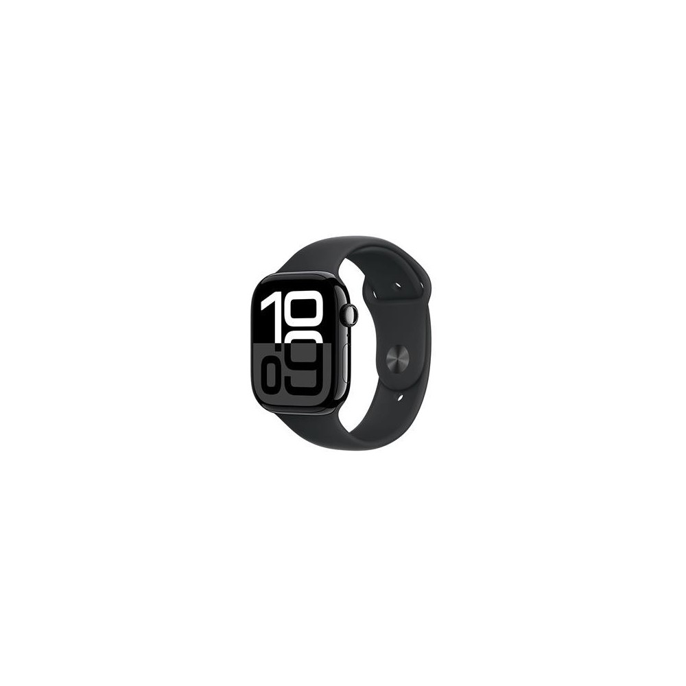 Watch 10 GPS 46mm Jet Black Alu + Black Sport Band - M-L