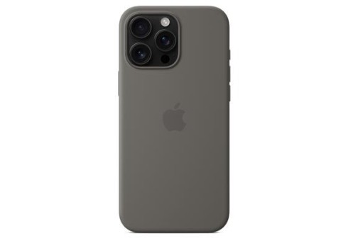 iPhone16 Pro Max Silicone Case with MagSafe - Stone Gray