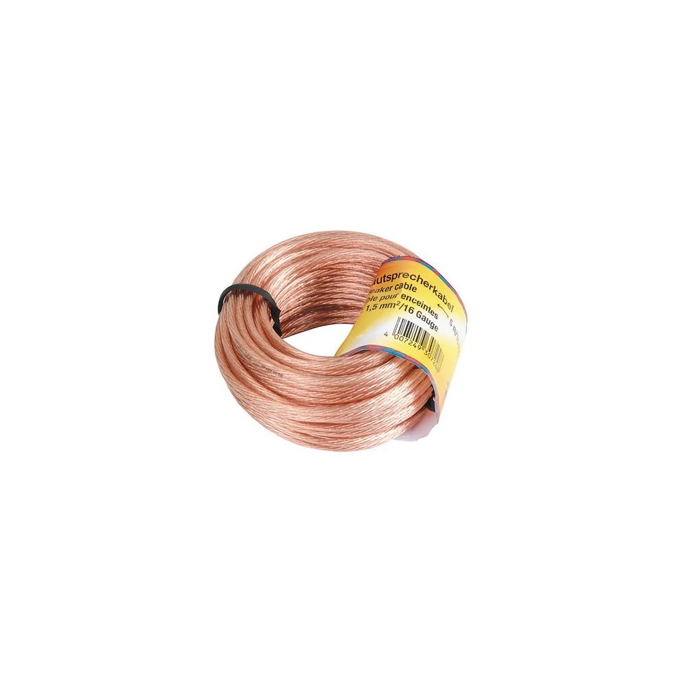 Kõlarikaabel Hama 2x1.5 mm, 10m