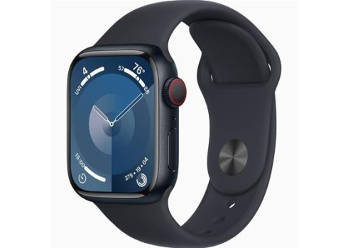 Apple Watch 9 Cellular 41mm Midnight-Midnight Sport Band S-M