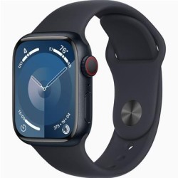 Apple Watch 9 Cellular 41mm Midnight-Midnight Sport Band S-M