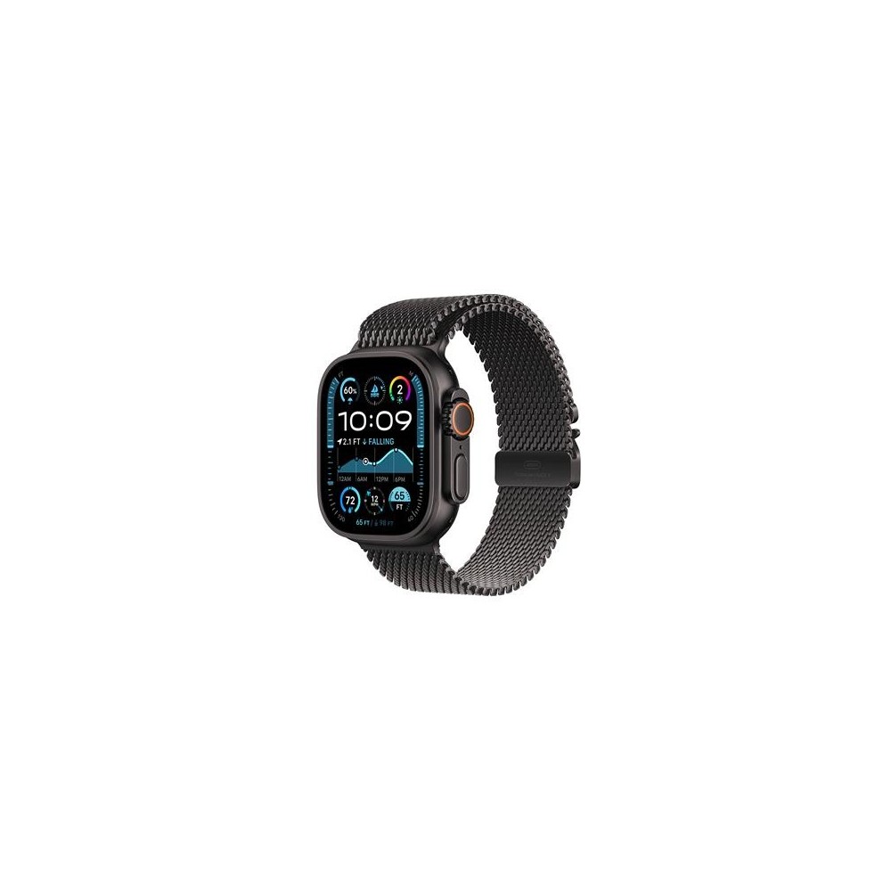 Watch Ultra 2 LTE 49mm Black Ti + Black Ti Milanese Loop - M
