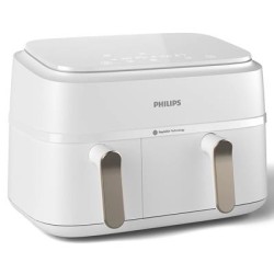 Kuumaõhufritüür kahe korviga, Philips 9,0 L, valge