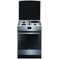 Gaasipliit elektriahjuga, Hansa, 60cm, rst.vaba