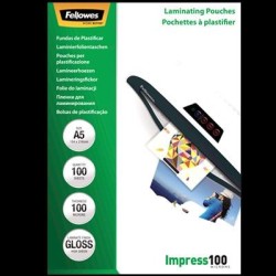 A5 Glossy 100 Micron Laminating Pouch - 100 pack