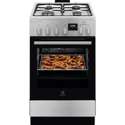 Gaasipliit elektriahjuga, Electrolux, 50cm, rst