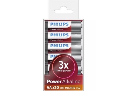 Patarei Philips LR6P AA 20tk Power Alkaline