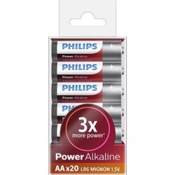 Patarei Philips LR6P AA 20tk Power Alkaline