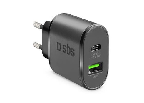 Vooluadapter SBS 25W USB-USB-C