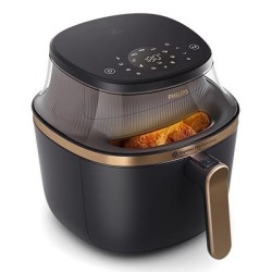 Kuumaõhufritüür, aknaga, Philips 4,2 L, must