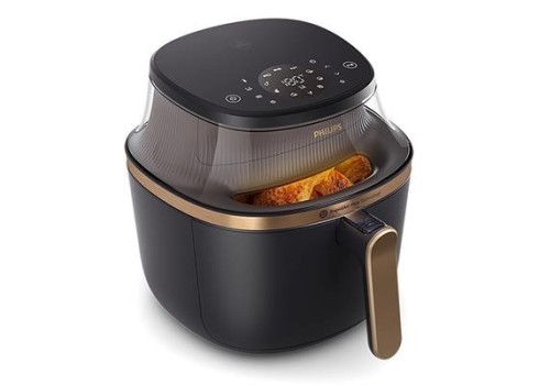 Kuumaõhufritüür, aknaga, Philips 7,2 L, must