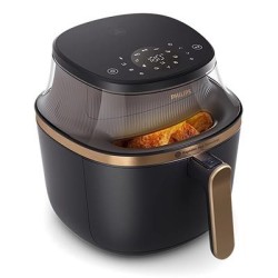 Kuumaõhufritüür, aknaga, Philips 7,2 L, must