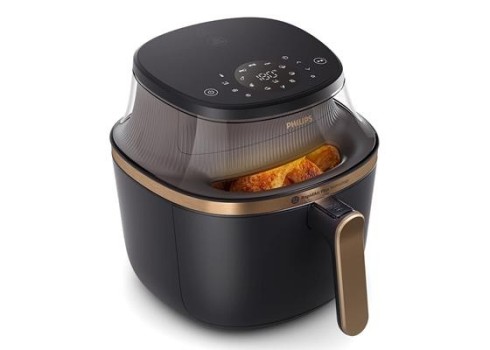 Kuumaõhufritüür, aknaga, Philips 6,2 L, must