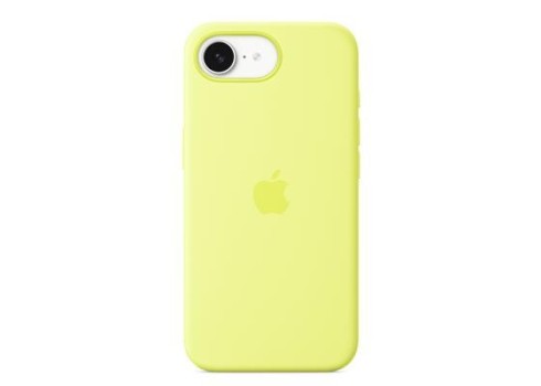 iPhone16e Silicone Case, Neon Yellow