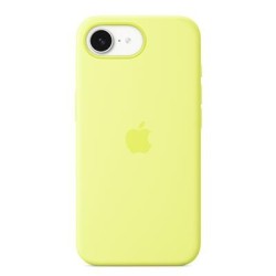 iPhone16e Silicone Case, Neon Yellow