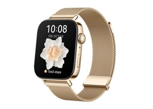 Huawei Watch Fit 3, kuldne metall rihm