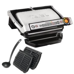 Lauagrill Tefal Optigrill+ vahvliplaatidega, inox