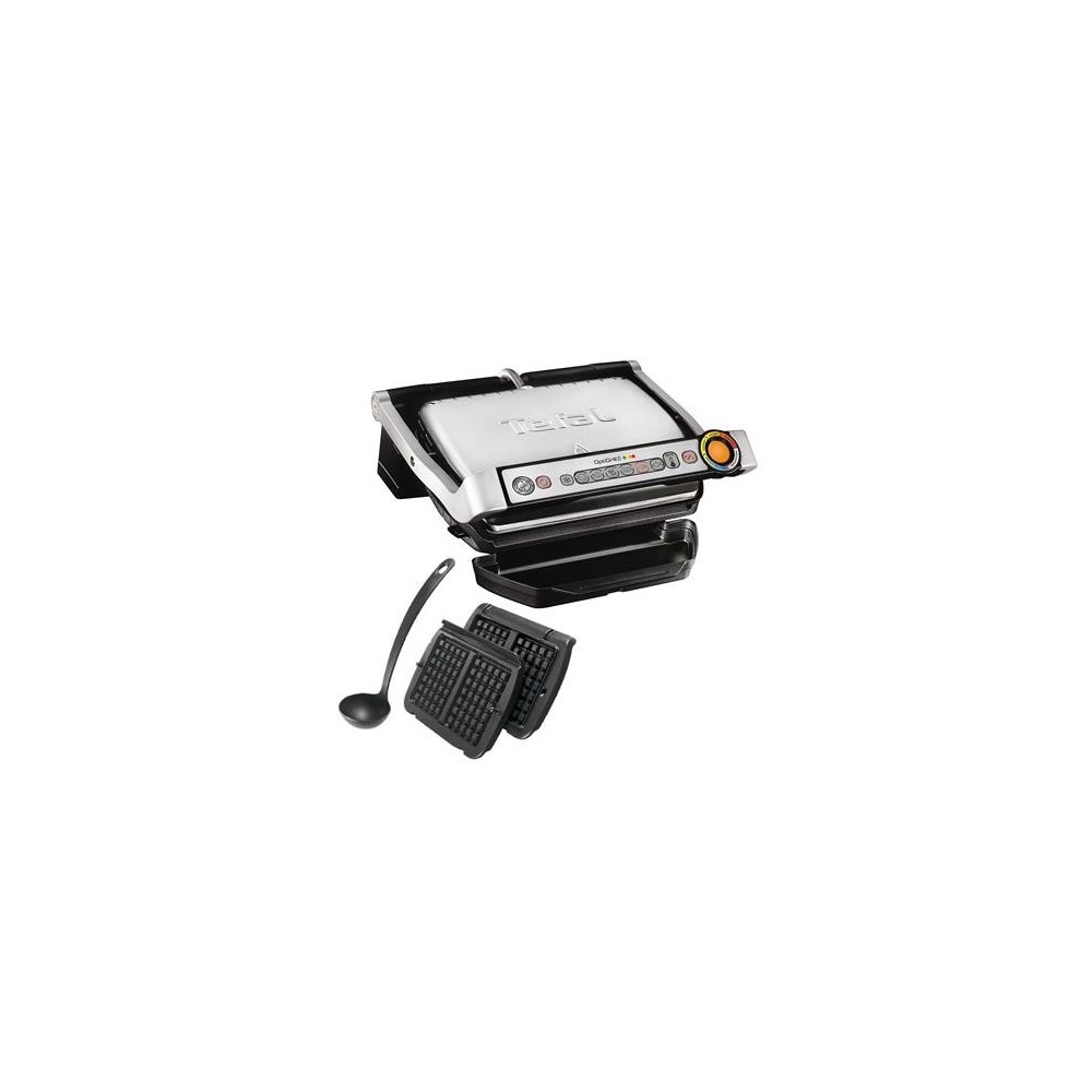 Lauagrill Tefal Optigrill+ vahvliplaatidega, inox Lauagrill Tefal Optigrill+ vahvliplaatidega, inox
