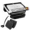 Lauagrill Tefal Optigrill+ vahvliplaatidega, inox