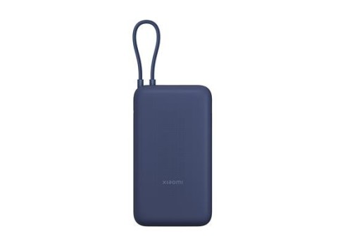 Power bank Xiaomi 20000mAh 33W, Integrated cable, Blue