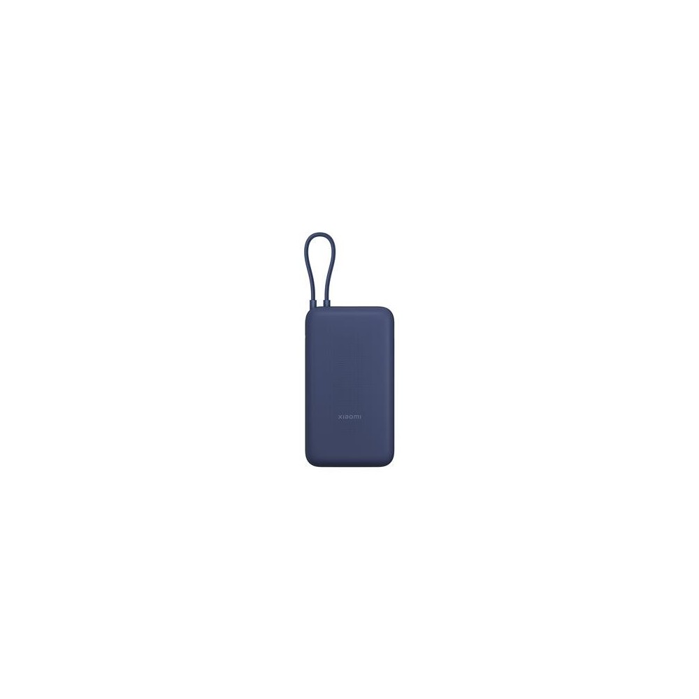Power bank Xiaomi 20000mAh 33W, Integrated cable, Blue