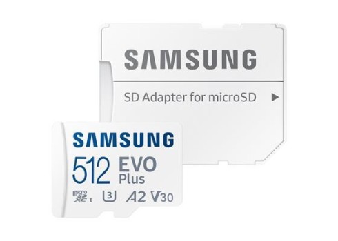 Mäluk. Samsung Micro SDHC 512GB EVO Plus