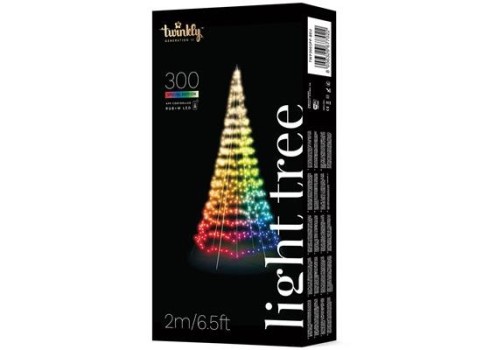 Twinkly 3D jõulupuu 300LED-2m kõrgune-IP44