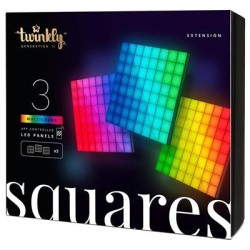 Twinkly valguspaneel Squares laiendus 3tk-0,2x0,2m-IP20