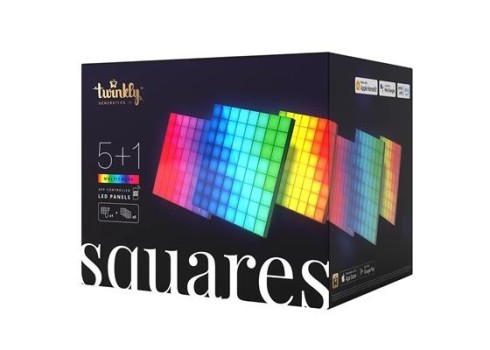 Twinkly valguspaneel Squares 7tk-0,2x0,2m-IP20