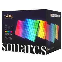 Twinkly valguspaneel Squares 7tk-0,2x0,2m-IP20