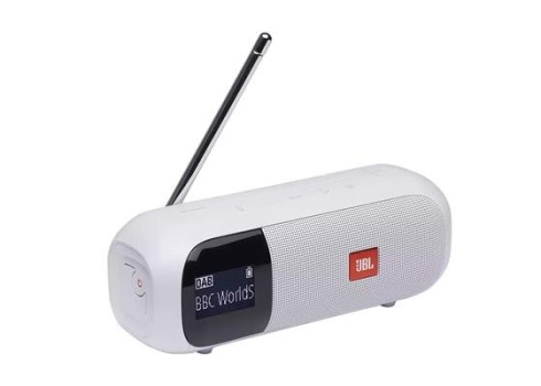Kaasaskantav raadio JBL Tuner 2, FM,BT, valge