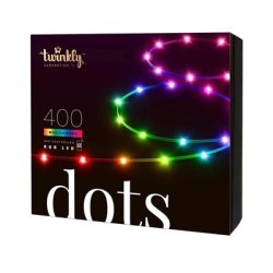 Twinkly Dots - 400L RGB, 20m, Transparent