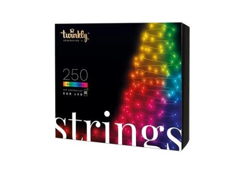 Twinkly jõulutuled 250LED-20m-must-roheline juhe-IP44