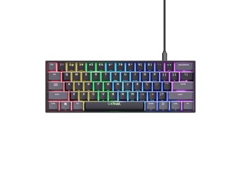 Klaviatuur Trust GXT 867 Acira 60% Mini TKL SWE