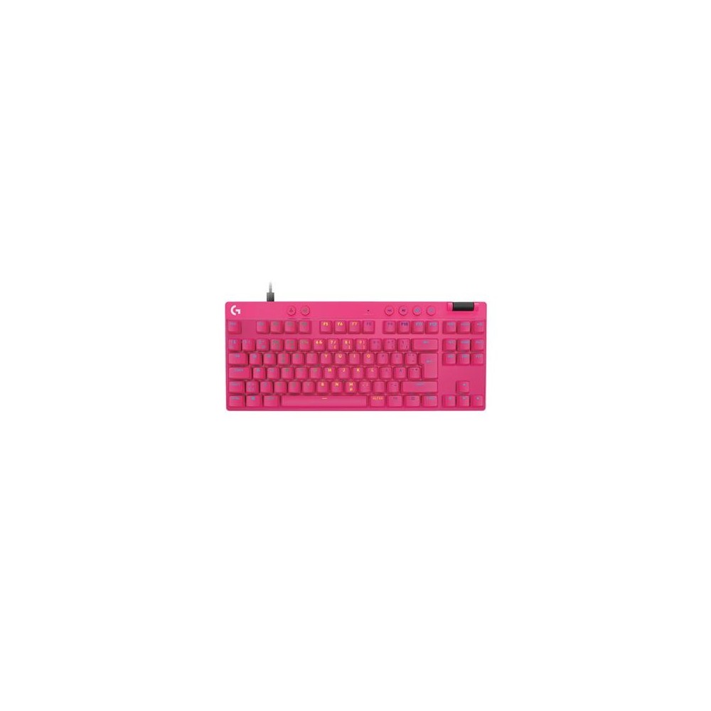 Klaviatuur Logitech Pro X TKL Rapid SWE, roosa