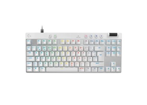 Klaviatuur Logitech Pro X TKL Rapid SWE, valge