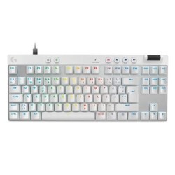 Klaviatuur Logitech Pro X TKL Rapid SWE, valge