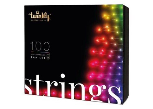 Twinkly jõulutuled 100LED-8m-must juhe-IP44